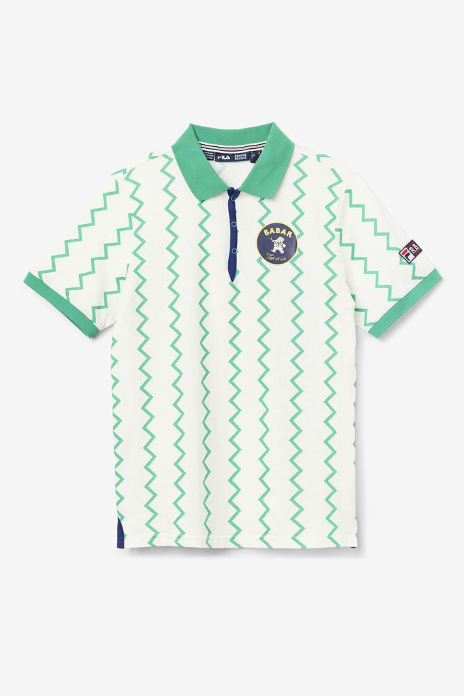 Fila X Rb Babar Guye Green Polo Mens - NZ 41936-USWG